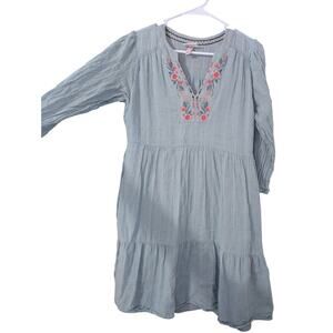 Knox Rose Boho Dress with Floral Embroidery Size Medium